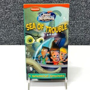Jimmy Neutron Boy Genius Sea of Trouble VHS 2003 Nickelodeon Paramount 862653